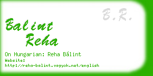 balint reha business card